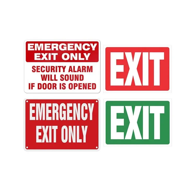 Emergency Exit Only Sign