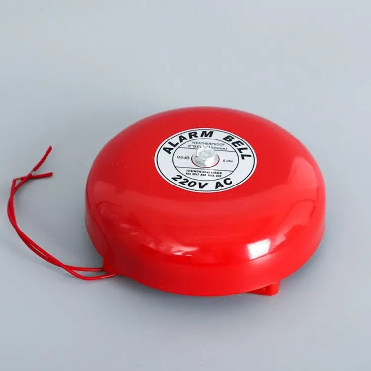 Electric Alarm Bell with Optional Rain Cover